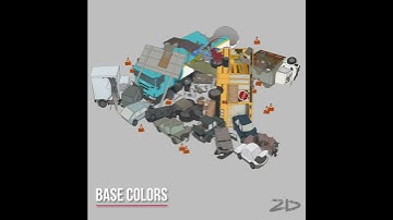 Concept Art - Hobo Spot Environment Design painting process.