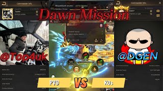 Dawn Mission: PVO Vs K0s ''A Great Battle Made With The Top4uk Account''💪👊🔥 - Last Shelter Survival