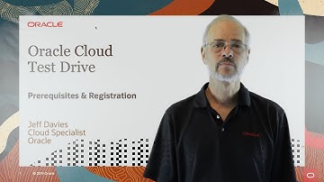 Oracle OCI Test Drive Prerequisites