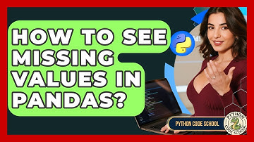 How To See Missing Values In Pandas? - Python Code School