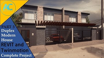 Duplex Modern House | Part 3 | Complete Step by Step Project | Revit Tutorial
