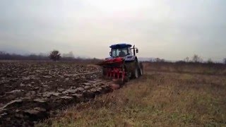 Landini Powerfarm 160 Plowing