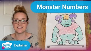 Monsters Colour by Number Addition up to 20 Worksheet