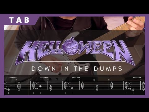 Helloween - Down in the Dumps | [TAB + Guitar Cover] @helloween ​