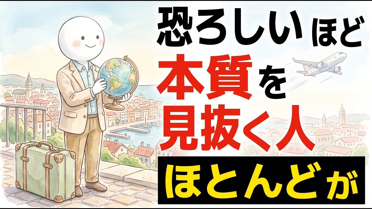 【雑学】恐ろしいほど本質を見抜く人の特徴