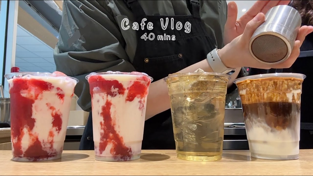 Cafe Vlog 40mins | 듣고 있으면 카공족이 되는 카페백색소음 𝑷𝒍𝒂𝒚𝒍𝒊𝒔𝒕 📚✍🏼