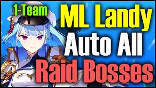 ML Landy 1-Setup Auto All Raid Bosses! Full Builds!
