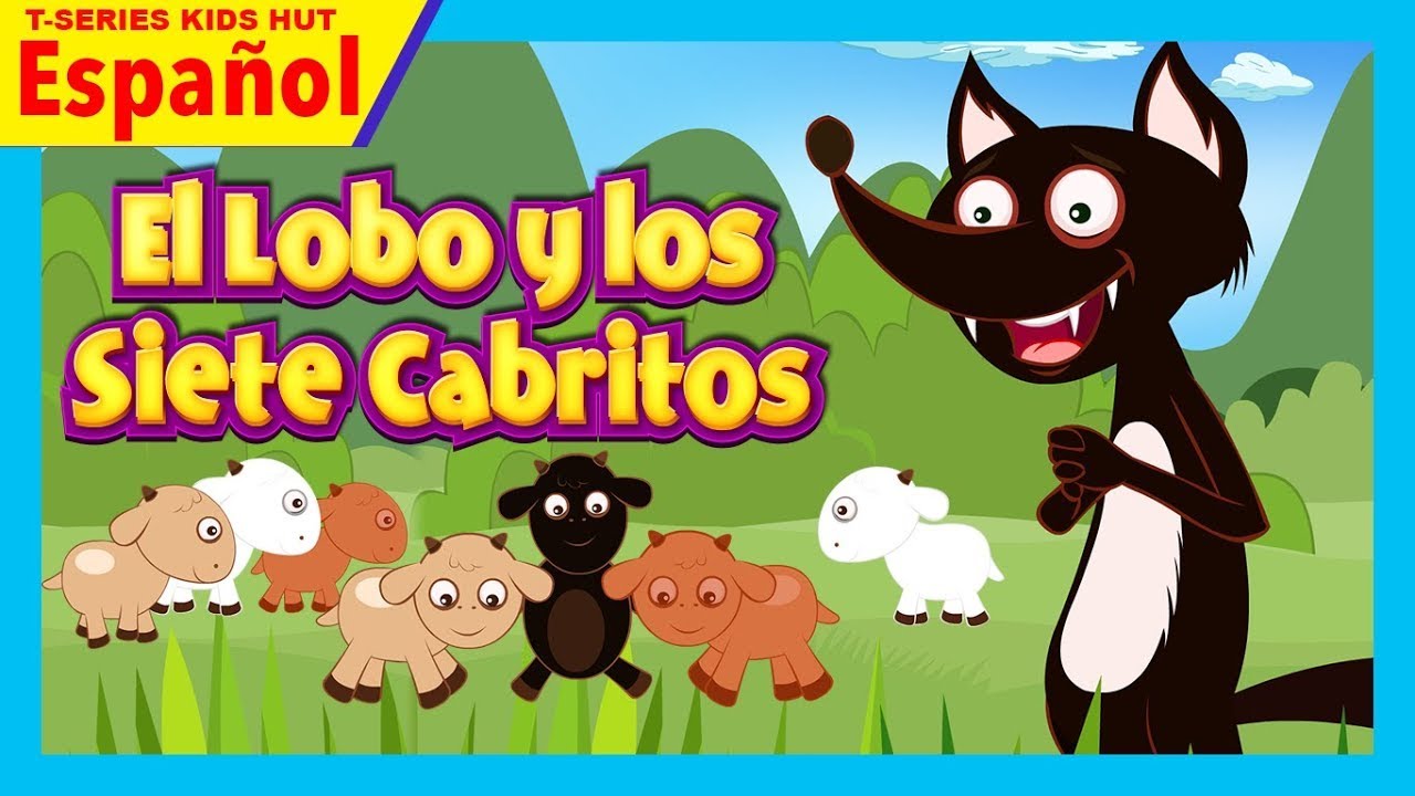 El Lobo y los Siete Cabritos - historias español | El lobo y la historia de siete cabritas completa