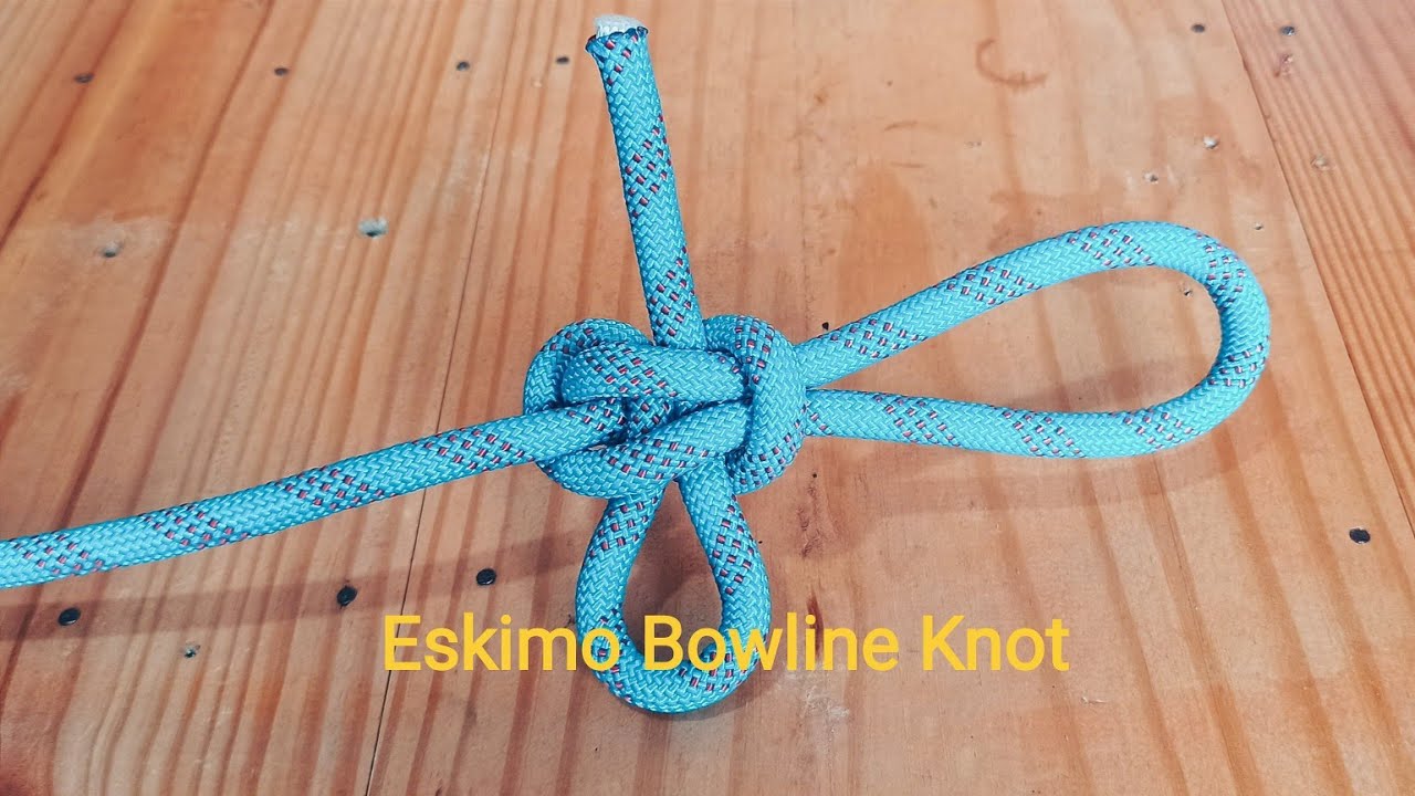 Как завязать эскимосский узел «беседочный» / Как завязать узел