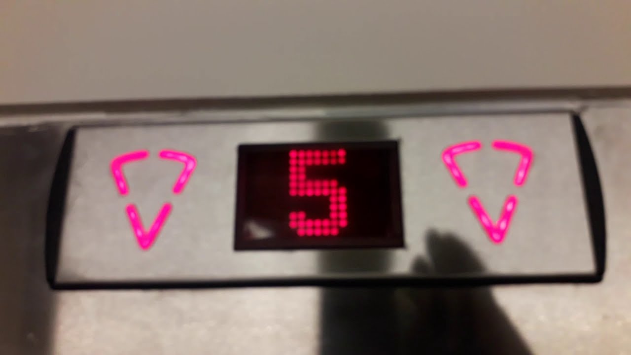 Kone Ecodisc Lift at the Eastgate Shopping Centre in Inverness (Secret Area)