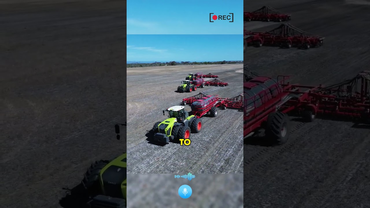 The largest seed drill in the world