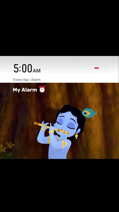 My alarm ringtone...💗🦚😭 #musicvideo #love #krishna #instagram #flute #cover