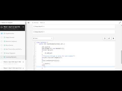 Counting Elements||LeetCode problem