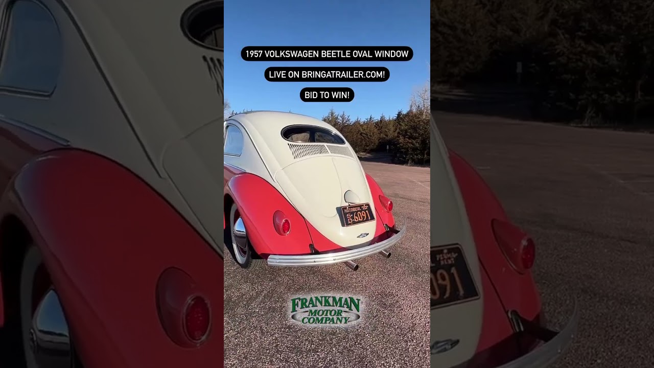 1957 Volkswagen Beetle Oval Window, on BringATrailer.com Frankman Motor Company (605)-250-8773