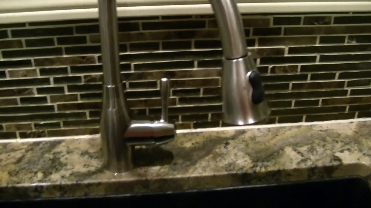 Aquasource Pull Down Kitchen Faucet Install Youtube