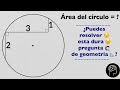 Deberías responder esta competitiva pregunta de geometría | 🤓✏😉