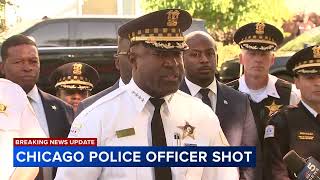 Chicago police officer, suspect both shot by same bullet in Englewood, officials say