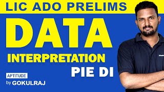 LIC AAO/ADO PRELIMS | Data Interpretation - Pie Chart, Aptitude, Maths by Gokul Raj | Race, Part 1