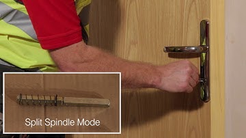 Premdor | SoundSecure Doorset | How to fit and operate the split & solid spindle options