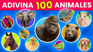 Adivina los 100 ANIMALES 🐢🐯🐌 | ¿Cuántos Animales Reconoces 🤨? screenshot 2