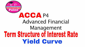 ACCA P4 -  TERM STRUCTURE OF INTEREST RATE - Yield Curve