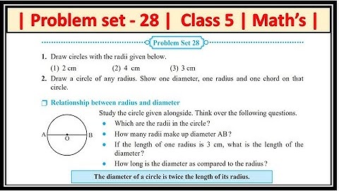 problem set 28 class 5th Maths