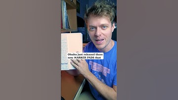 A MARKER PAD that DO NOT bleed through #art #shorts #traditionalart