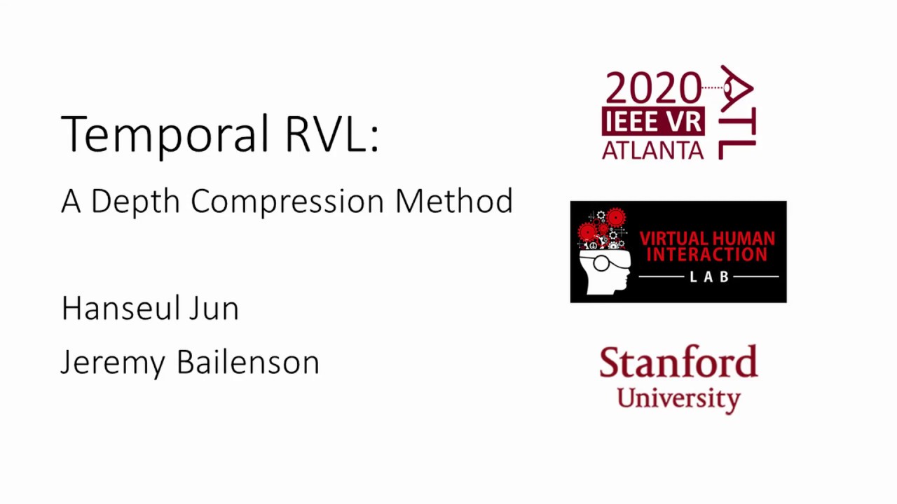 Temporal RVL @VR 2020 - YouTube