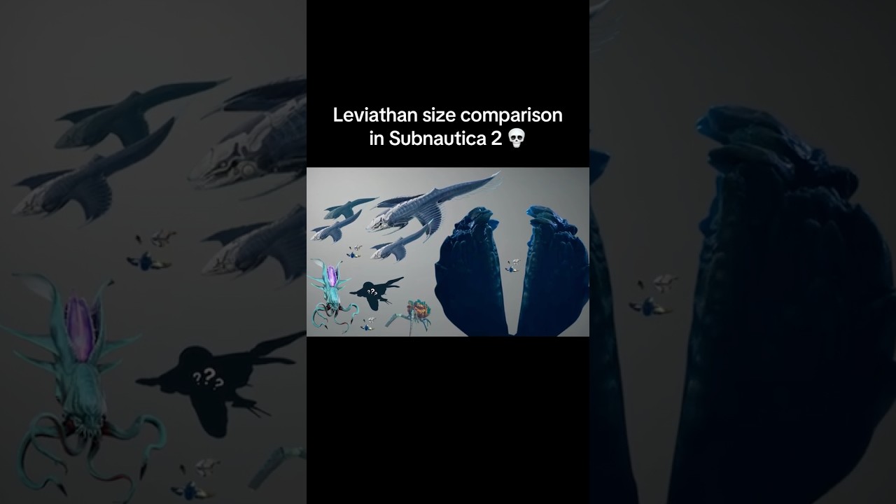 Subnautica 2 - Leviathan Size Comparison