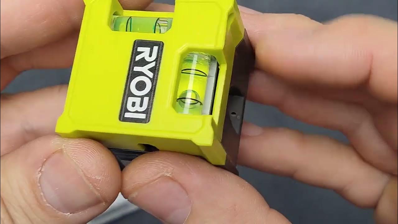 Ryobi laser level cube ELL1500 YouTube