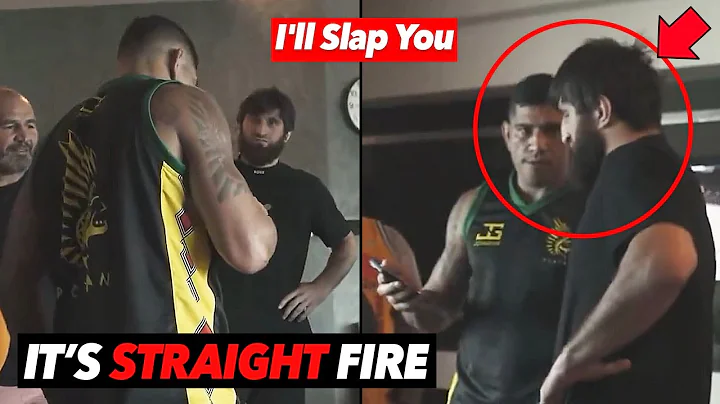 Alex Pereira And Ankalaev Clash In TRANSLATED Trash Talk Face Off