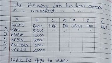 ms excel tyb. com sem5 mumbai university