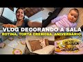 VLOG: DECORANDO A SALA, FIZ TORTA DE FRANGO CREMOSA, COMPRINHAS E ANIVERSÁRIO DO CUNHADO!