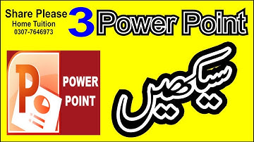 Power Point Training Lecture No 4| Software 2007 Training in Urdu | Sir Majid | Technologies World