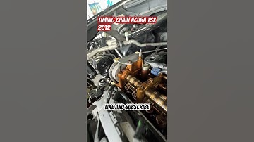 Acura TSX 2012 Timing Chain Issue (The Cam Actuator Tricked US) 😝😝🚨🚨#cars #mechanic #acura #diy