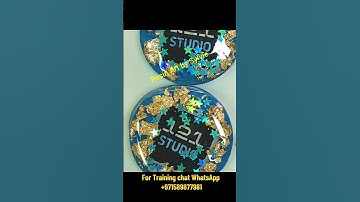 Resin Art Round Keychains ✨Add a touch of elegance to your keys #ResinArt #KeychainDesign