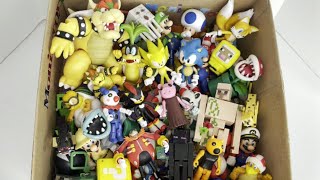 Box of Toys / Best Toys for Christmas Presents 2021 / Famous Video Game Figures