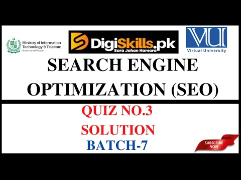 Digiskills SEO (Search Engine Optimization) Quiz-03 Solution Batch-07 