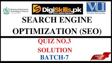 SEO Quiz-03 Solution | Batch 07 | Digiskills
