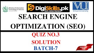 SEO Quiz-03 Solution | Batch 07 | Digiskills