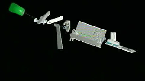 Projectile weaving machine with Animations