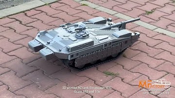 RC tank Stridsvagn 103C 1/10 - 3D printed