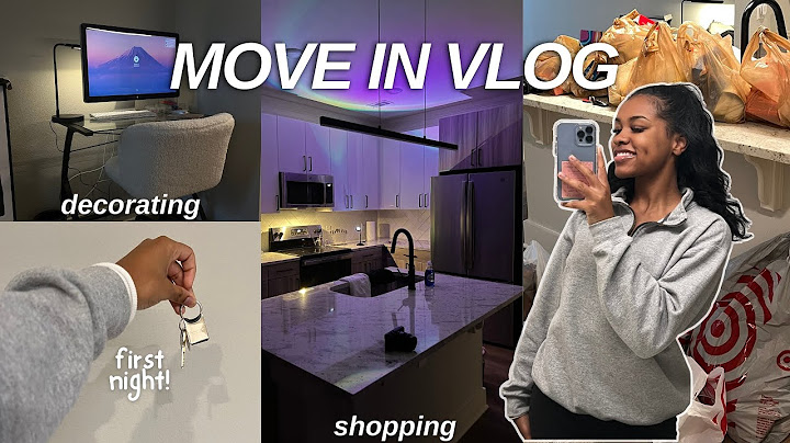 MOVING INTO MY FIRST APARTMENT @ 20 | decorating, shopping, first night