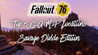 ПУТЕШЕСТВИЕ ПО АПОКАЛИПСИСУ: ТОП-5 ЛОКАЦИЯ ЛАГЕРЕЙ SAVAGE DIVIDE В FALLOUT 76!