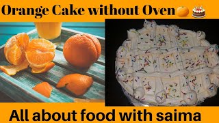 How to make Orange cake with syrup & Frosting|Soft & Moist cake| without Oven By (S&A Diaries) screenshot 3