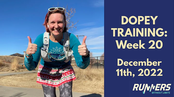 DOPEY TRAINING UPDATE: WEEK 20  FEELING GREAT, HIGH VOLUME, AND READY FOR TAPER!