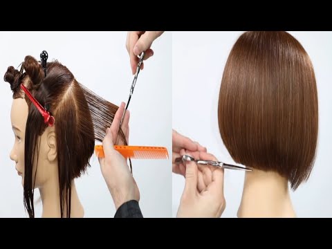  cara  potong  rambut  bob  untuk pemula how do hair cut bob  