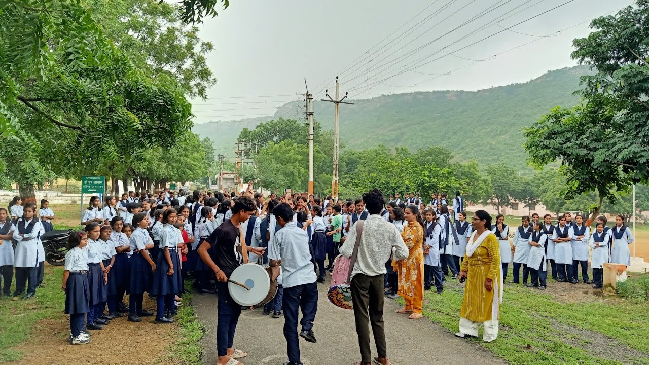 गणेश चतुर्थी पर्व 2024 ,JNV नीमच में बच्चों ने उत्साह एवम् धूम धाम से मनाया ।