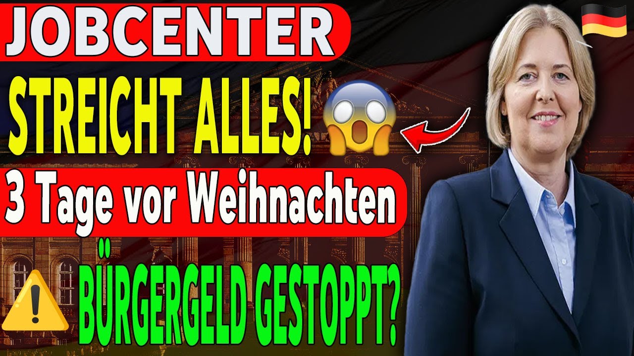 Jobcenter entzieht Bürgergeld vor Weihnachten – Was Betroffene jetzt tun können