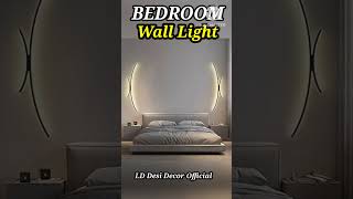 Bedroom wall light designs 2025 // Bedroom wall light design ideas #walllights #walldecor #light
